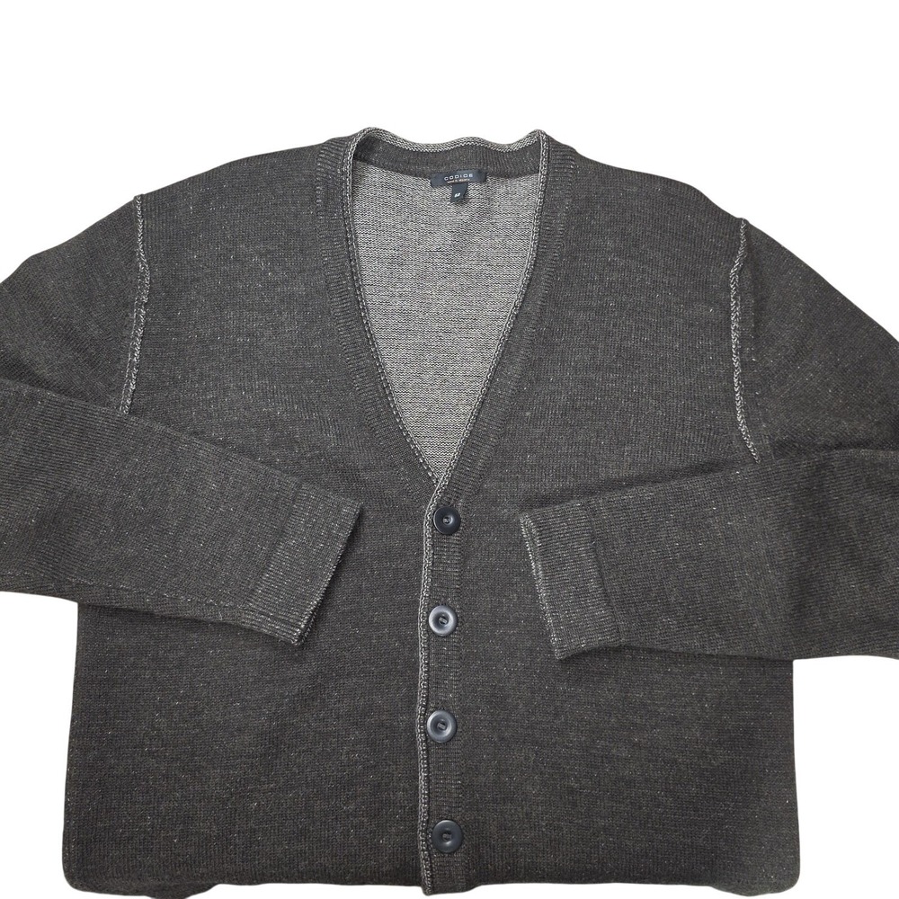 Codice Alpaca Wool Cardigan Sweater Men IT 52 US XL Brown Made Italy Fisherman